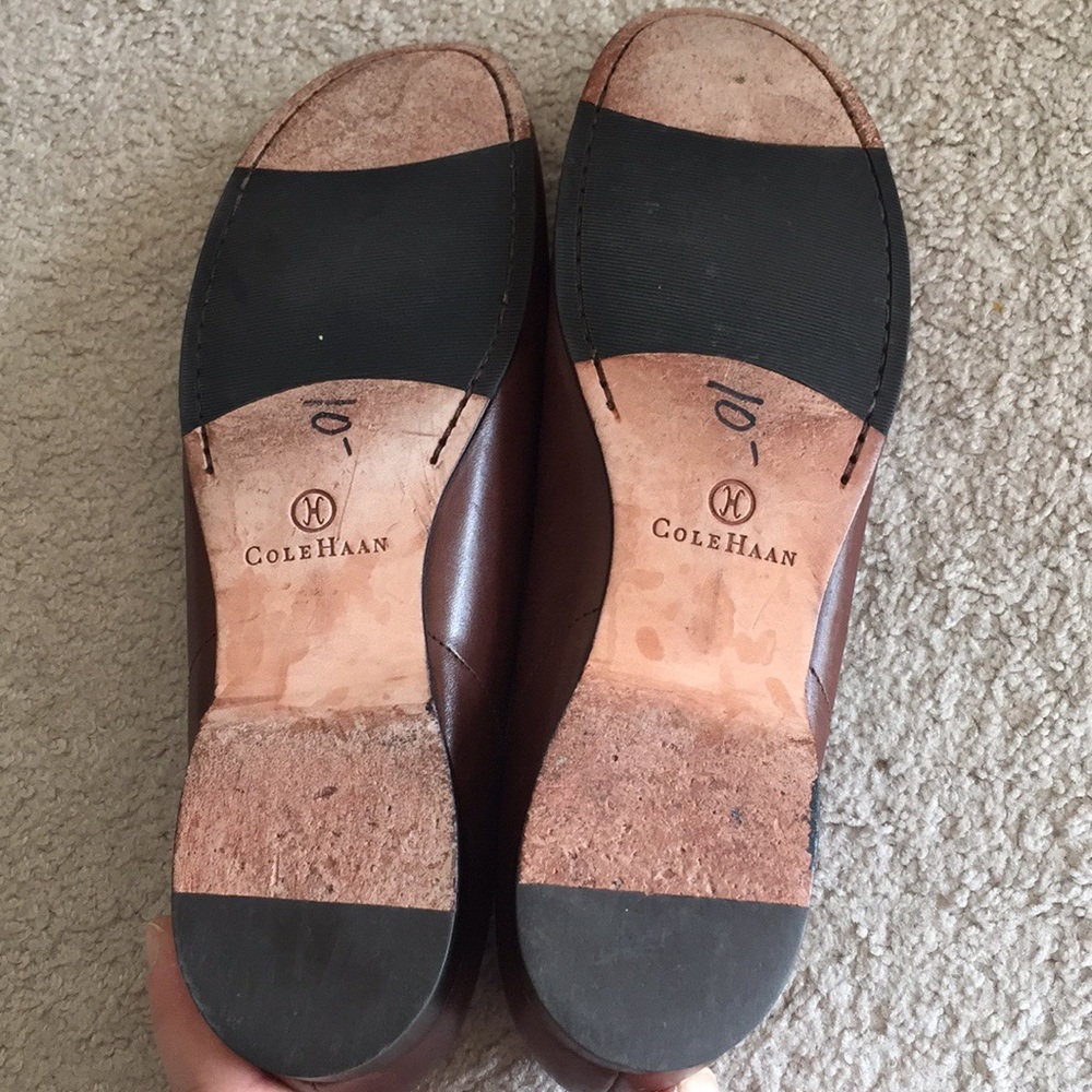 Cole haan Woven Leather flat shoes size 9AA - Picture 5 of 6